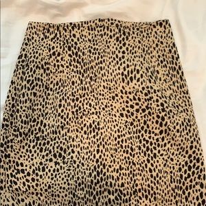 Never worn cheetah brandy skirt!!